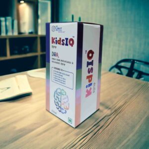 Kids iQ Syrup | DHA (algae), Multivitamins, Amino Acids, & Antioxidants | Helps Build Immunity & Eye Health | World's No.1 Multivitamin | Nutrition Enhancer